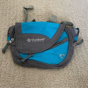 Blue and gray Fanny pack - great for hiking!